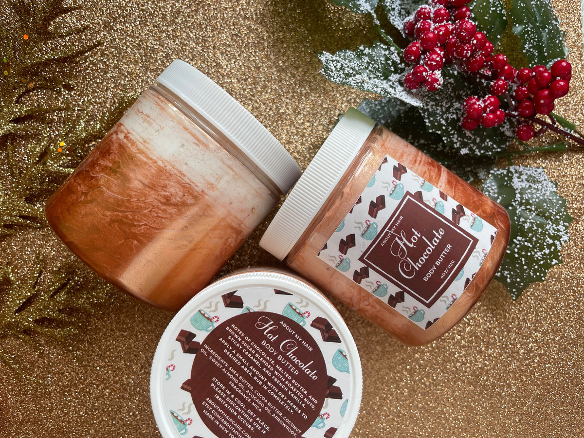 Hot Chocolate Body Butter | About My Hair Care